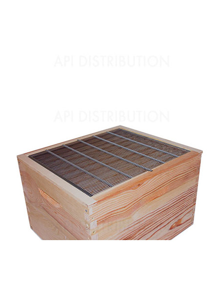 GRILLE A REINE DADANT 12 CADRES AVEC ENCADREMENT