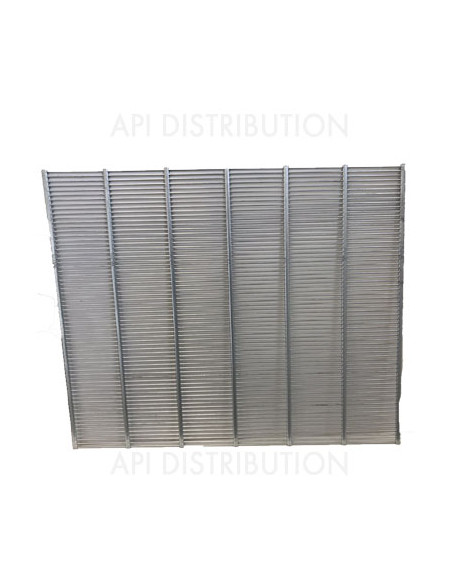 GRILLE A REINE MÉTAL LANGSTROTH SANS ENCADREMENT 415X505mm GRILLE A REINE MÉTAL LANGSTROTH SANS ENCADREMENT 415X505mm