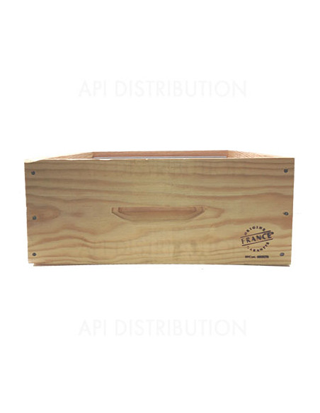 HAUSSE DADANT MI BOIS LABEL FRANCE SANS CADRES A CREMAILLERES 9 CADRES