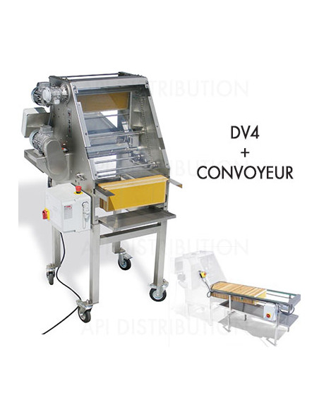 MACHINE A DESOPERCULER DV4 AVEC CONVOYEUR DE SORTIE LEGA
