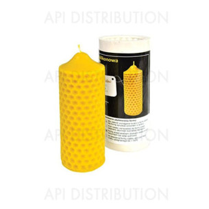 MOULE À BOUGIE CYLINDRIQUE GAUFRÉ FS51