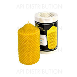 MOULE À BOUGIE CYLINDRIQUE GRAVÉ FS09