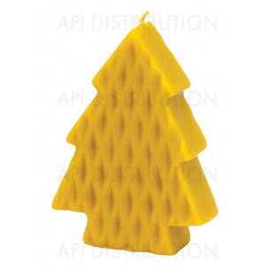 MOULE À BOUGIE SAPIN DE NOËL PLAT AVEC MOTIFS FS428