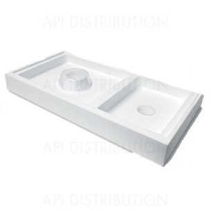 NOURRISSEUR COUVRE CADRES POUR RUCHETTE 6 CADRES POLYSTYRENE BLANC