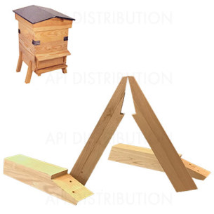 PIEDS DE RUCHE BOIS (PAR 4)