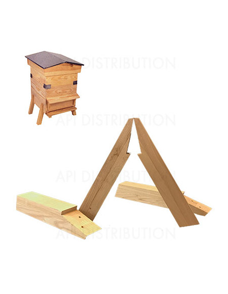 PIEDS DE RUCHE BOIS (PAR 4)