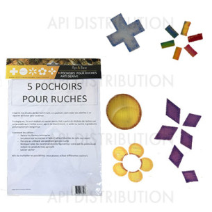 POCHOIRS POUR RUCHES - ANTI DÉRIVE SACHET DE 5
