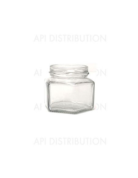 POT VERRE HEXAGONAL 105ml TO53