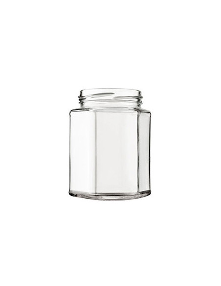 POT VERRE HEXAGONAL 288ml TO63