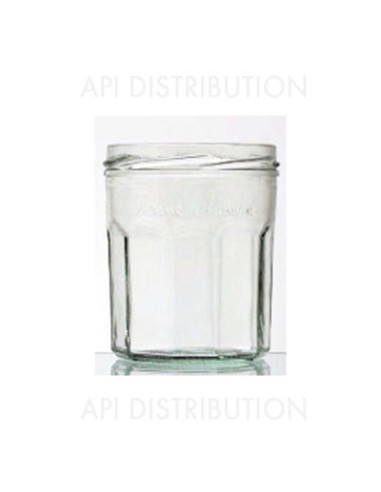 POT VERRE A FACETTES "MENAGE" 324ml TO82