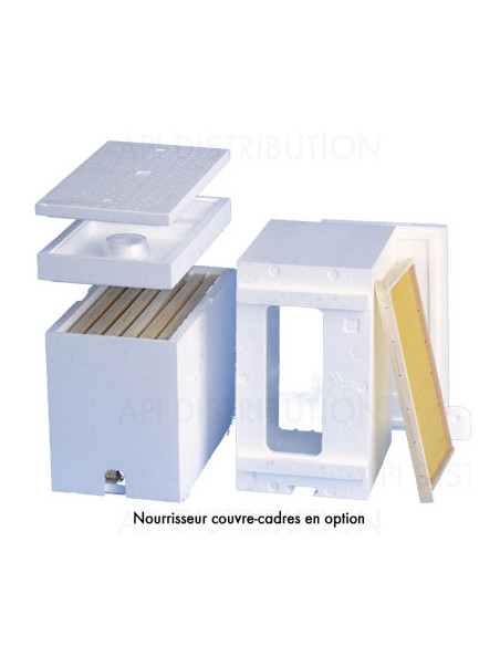 RUCHETTE DADANT POLYSTYRENE BLANC 6 CADRES RUCHETTE DADANT POLYSTYRENE BLANC 6 CADRES