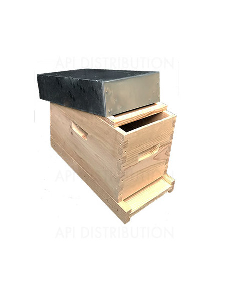 RUCHETTE DADANT TENONS FIRST 6 CADRES FOND REVERSIBLE POUR CADRES DROITS