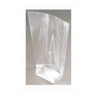 SACHET ECORNE 100X190MM EN POLYPROPYLENE 30 MICRONS PRIX/100