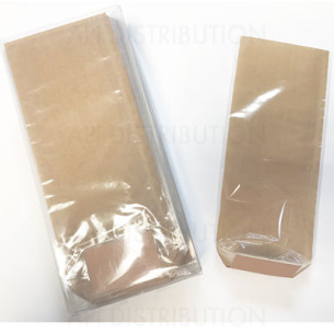 SACHET DECOR TOILE DE JUTE NATUREL 120X275MM  PRIX/100