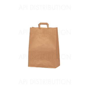SAC KRAFT POIGNEES PLATES 44X15X49.5CM