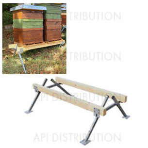 SUPPORT RÉGLABLE TOUT-TERRAIN POUR RUCHE