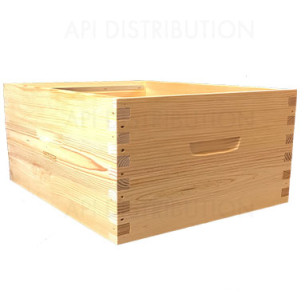 CORPS LANGSTROTH TENONS FIRST SANS CADRE EN PIN POUR CADRES HOFFMANN