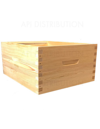 CORPS LANGSTROTH TENONS FIRST SANS CADRE EN PIN POUR CADRES HOFFMANN