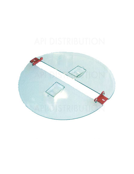 COUVERCLE TETRAS PLEXI POUR EXTRACTEUR 9 1/2 CADRES DIAM 520MM