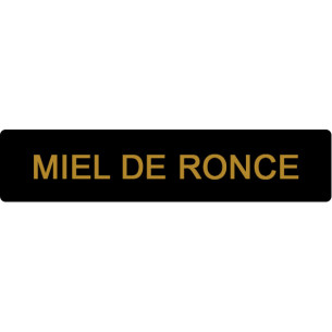 ETIQUETTE RONCE ROULEAU DE 1000 NOIR ET OR