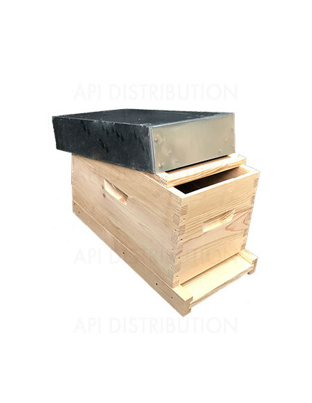 RUCHETTE LANGSTROTH TENONS FIRST 6 CADRES FOND REVERSIBLE