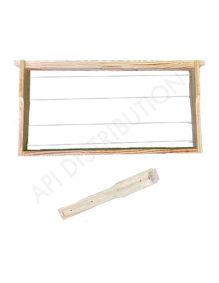 CADRE LANGSTROTH HOFFMANN AVEC FILS HORIZONTAUX