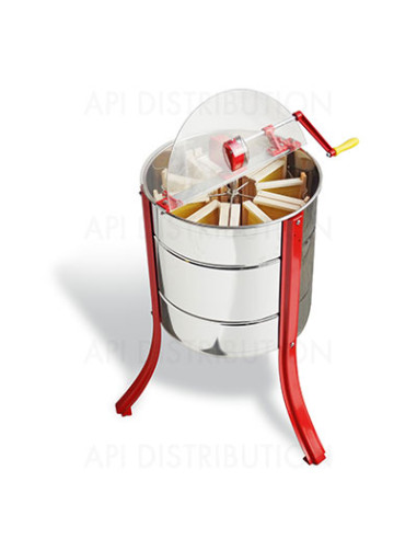 EXTRACTEUR JOLLY MANUEL 15 1/2 CADRES DADANT CAGE INOX ET ENGRENAGES METALLIQUES