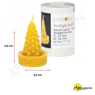 MOULE À BOUGIE CHAUFFE-PLAT SAPIN FS490