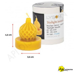 MOULE À BOUGIE CHAUFFE-PLAT BOULE DE NOËL FS488