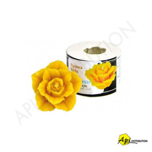 MOULE À BOUGIE PETITE ROSE FS37