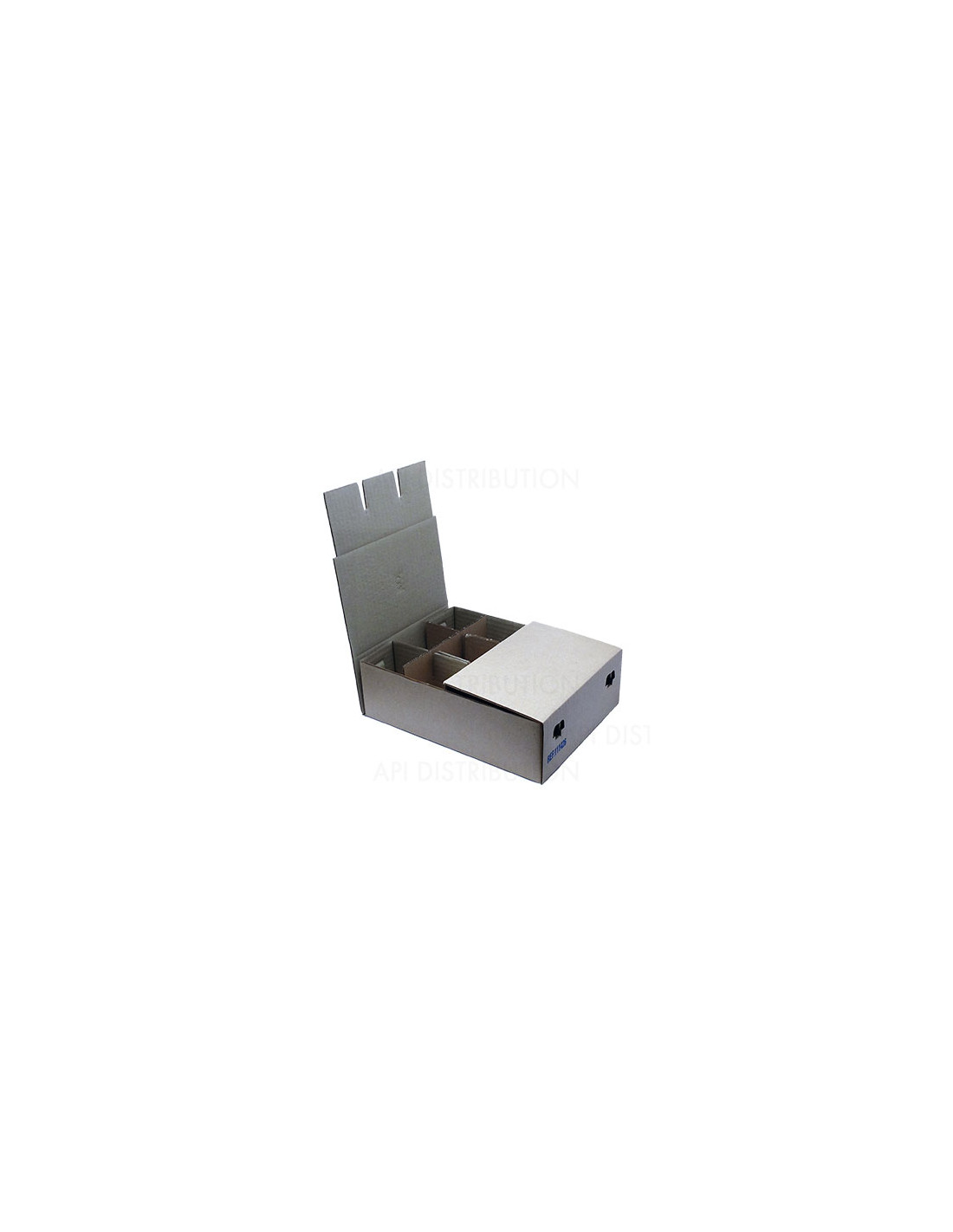 CARTON PLAT POUR 12 POTS 250G EN TO63