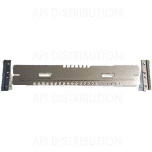 ENTREE PLATE REVERSIBLE 380MM  DADANT 10C MUNIE DE GUIDE ET PETITES POIGNEES