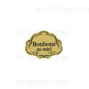 ETIQUETTE "BONBONS AU MIEL" 28X38 /100
