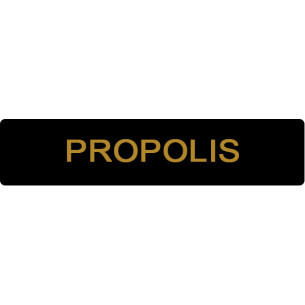 ETIQUETTE PROPOLIS ROULEAU DE 1000 NOIR ET OR