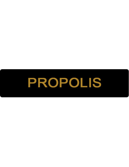 ETIQUETTE PROPOLIS ROULEAU DE 1000 NOIR ET OR