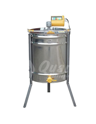 EXTRACTEUR QUARTI CAGE INOX 9 CADRES DE HAUSSE DADANT MOTEUR DESSUS