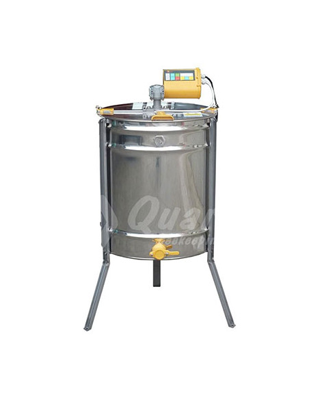 EXTRACTEUR QUARTI CAGE INOX 9 CADRES DE HAUSSE DADANT MOTEUR DESSUS