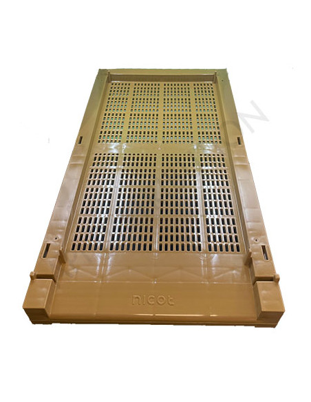 FOND DE RUCHETTE PLASTIQUE DADANT 6 CADRES NICOT VENTILATION TOTALE