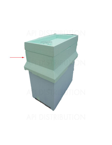 HAUSSETTE 6 CADRES POUR RUCHETTE DADANT POLYSTYRENE BLEUE HAUSSETTE 6 CADRES POUR RUCHETTE DADANT POLYSTYRENE BLEUE