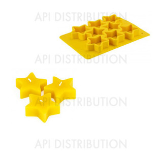 MOULE POUR 8 BOUGIES CHAUFFE-PLAT FORME ETOILES FM022