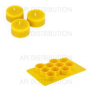 MOULE POUR 10 BOUGIES CHAUFFE-PLAT FORME RONDE FM024