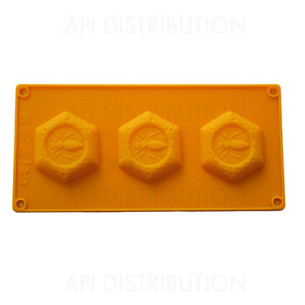 MOULE EN SILICONE 3 ALVEOLES