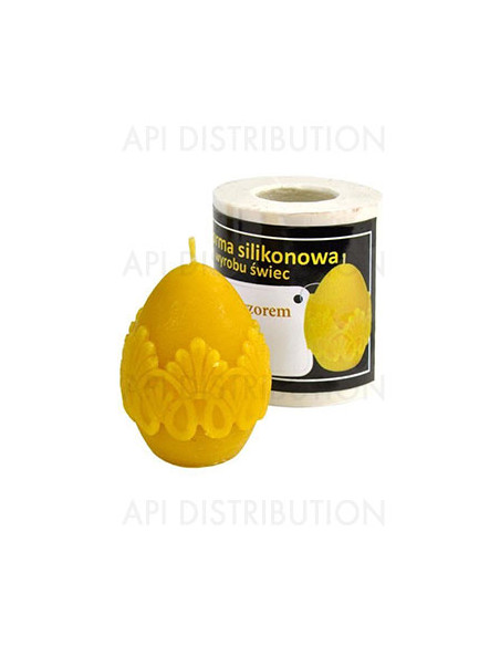 MOULE A BOUGIE OEUF AVEC MOTIF FS69