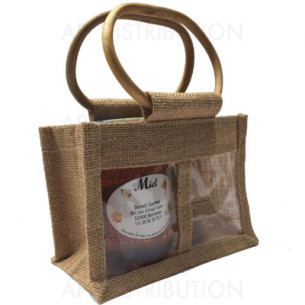 PANIER TOILE JUTE 2X500GR TO63