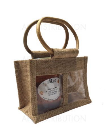 PANIER TOILE JUTE 2X500GR TO63