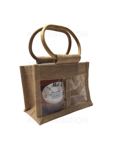 PANIER TOILE JUTE 2X500GR TO63