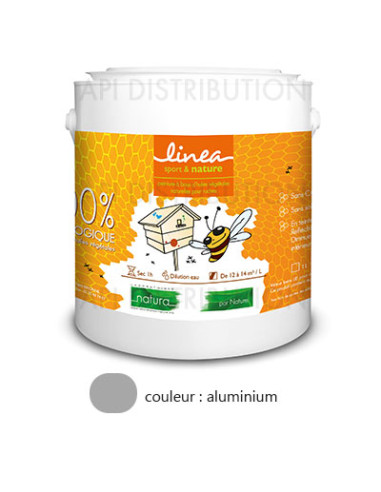 PEINTURE ECOLOGIQUE POUR RUCHES 2.5L (ALUMINIUM)