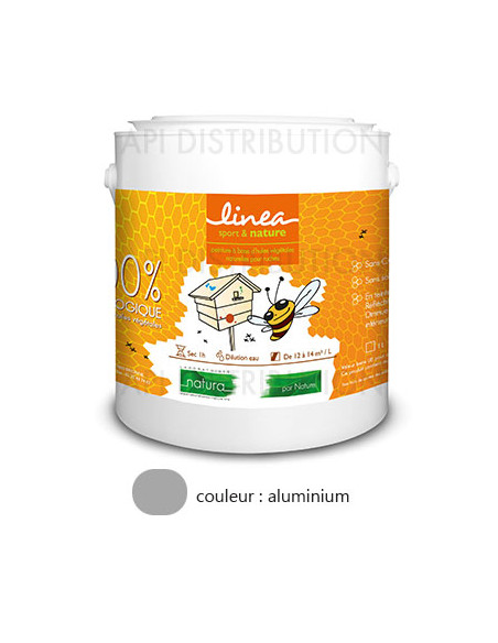 PEINTURE ECOLOGIQUE POUR RUCHES 2.5L (ALUMINIUM) PEINTURE ECOLOGIQUE POUR RUCHES 2.5L (ALUMINIUM)