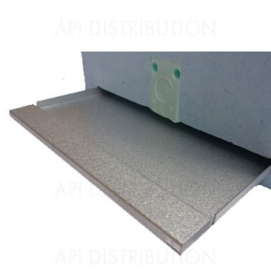 PLAQUE DE FERMETURE POUR RUCHETTE BLEUE POLYSTYRENE 6 CADRES AERATION TOTALE
