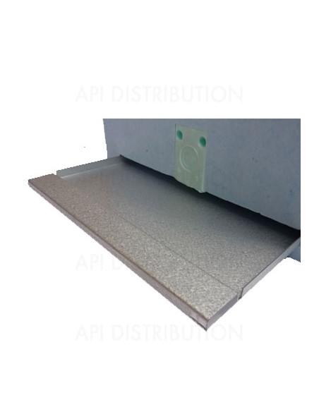 PLAQUE DE FERMETURE POUR RUCHETTE BLEUE POLYSTYRENE 6 CADRES AERATION TOTALE PLAQUE DE FERMETURE POUR RUCHETTE BLEUE POLYSTYRENE 6 CADRES AERATION TOTALE